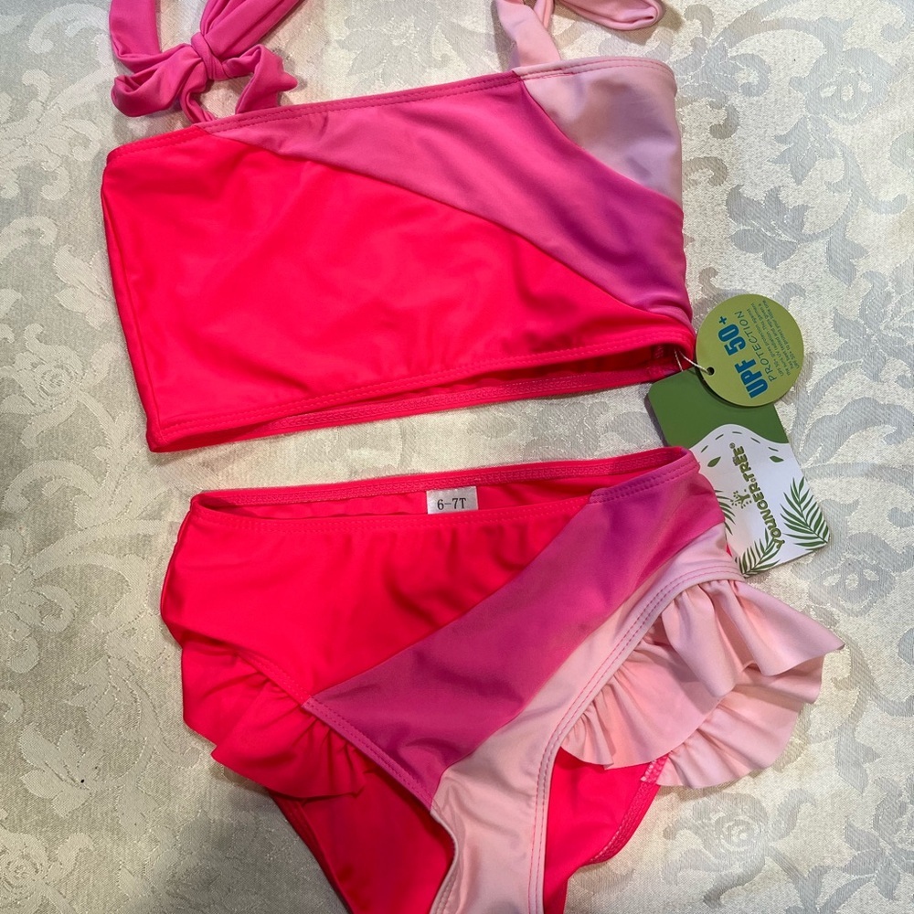 Girls two piece swimsuit